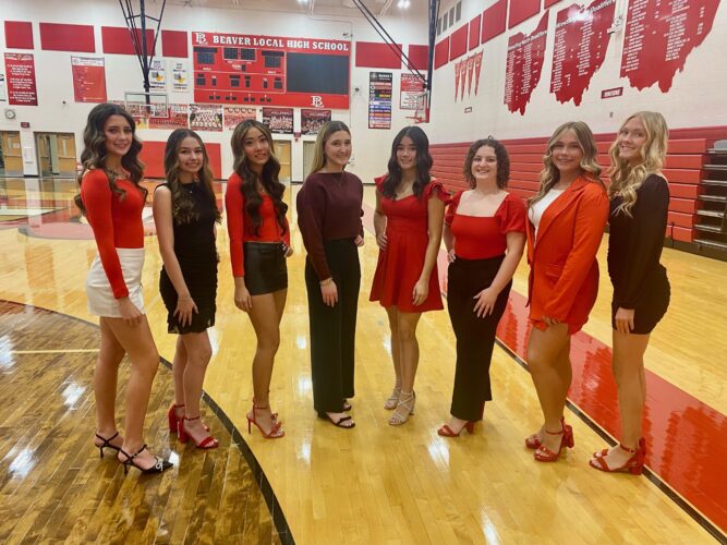 BEAVER LOCAL WINTER HOMECOMING COURT